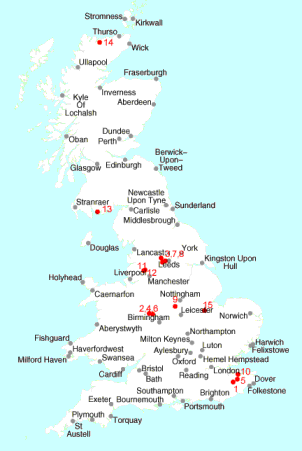 UK Towns & Villages called Tonge