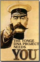 The Tonge Family DNA Project Needs YOU!