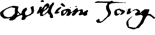 William Tong - Signature 1720